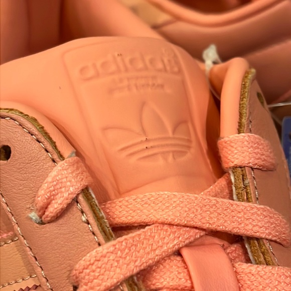 Adidas Superstar Metal Toe W Shoes Sneakers new Rose BY9750 Women’s Size 8 - Picture 11 of 16